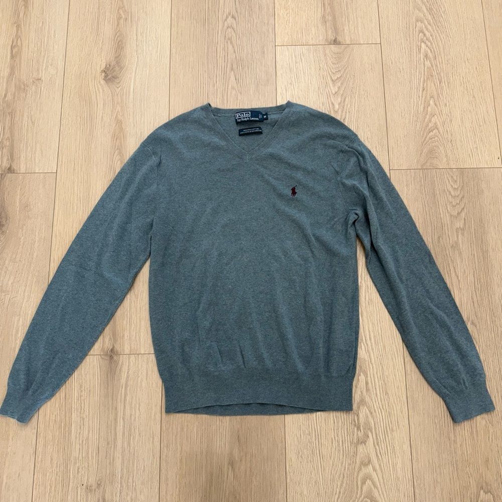 Polo Ralph Lauren blue long sleeve sweater men’s size medium